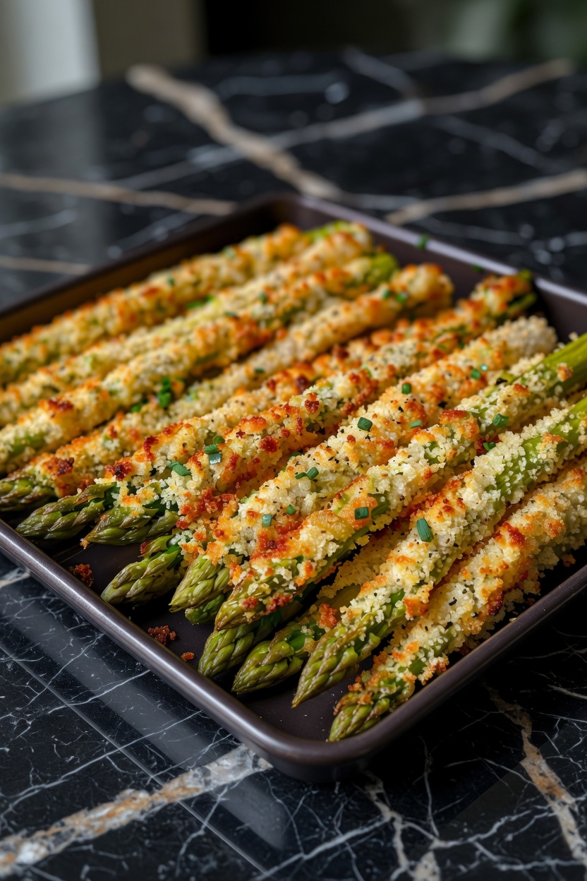 Crispy Parmesan Asparagus Sticks