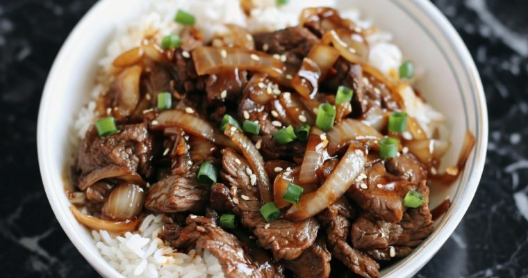 Beef and Onion Stir-Fry