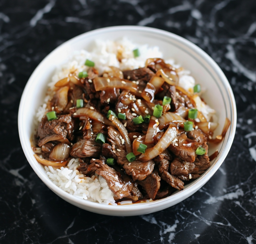 Beef and Onion Stir-Fry