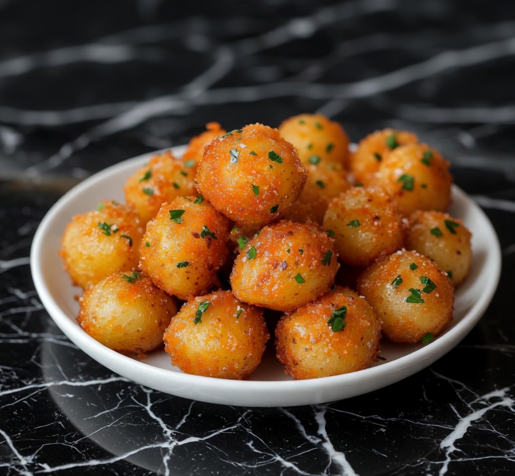 Garlic Potato Pops