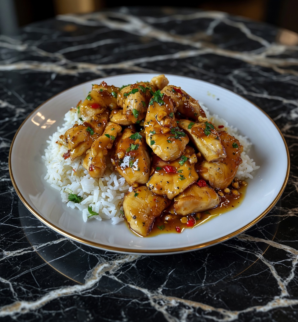 HONEY GARLIC CHICKEN