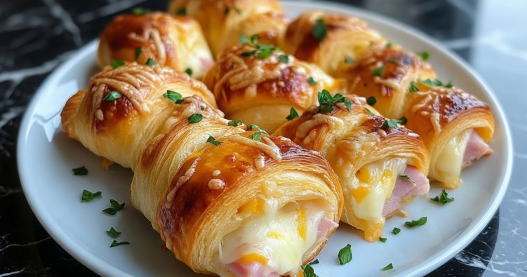 Ham & Cheese Croissant Rolls