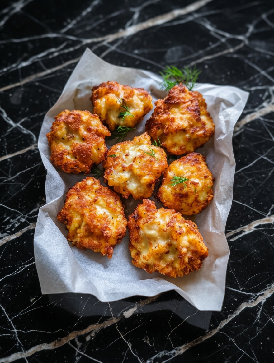 Cauliflower Cheese Fritters
