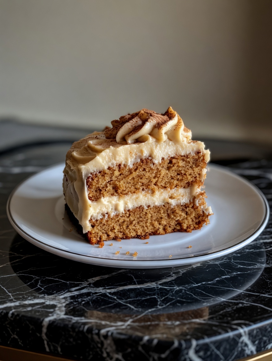 Applesauce Cake with Cinnamon Cream Cheese Frosting