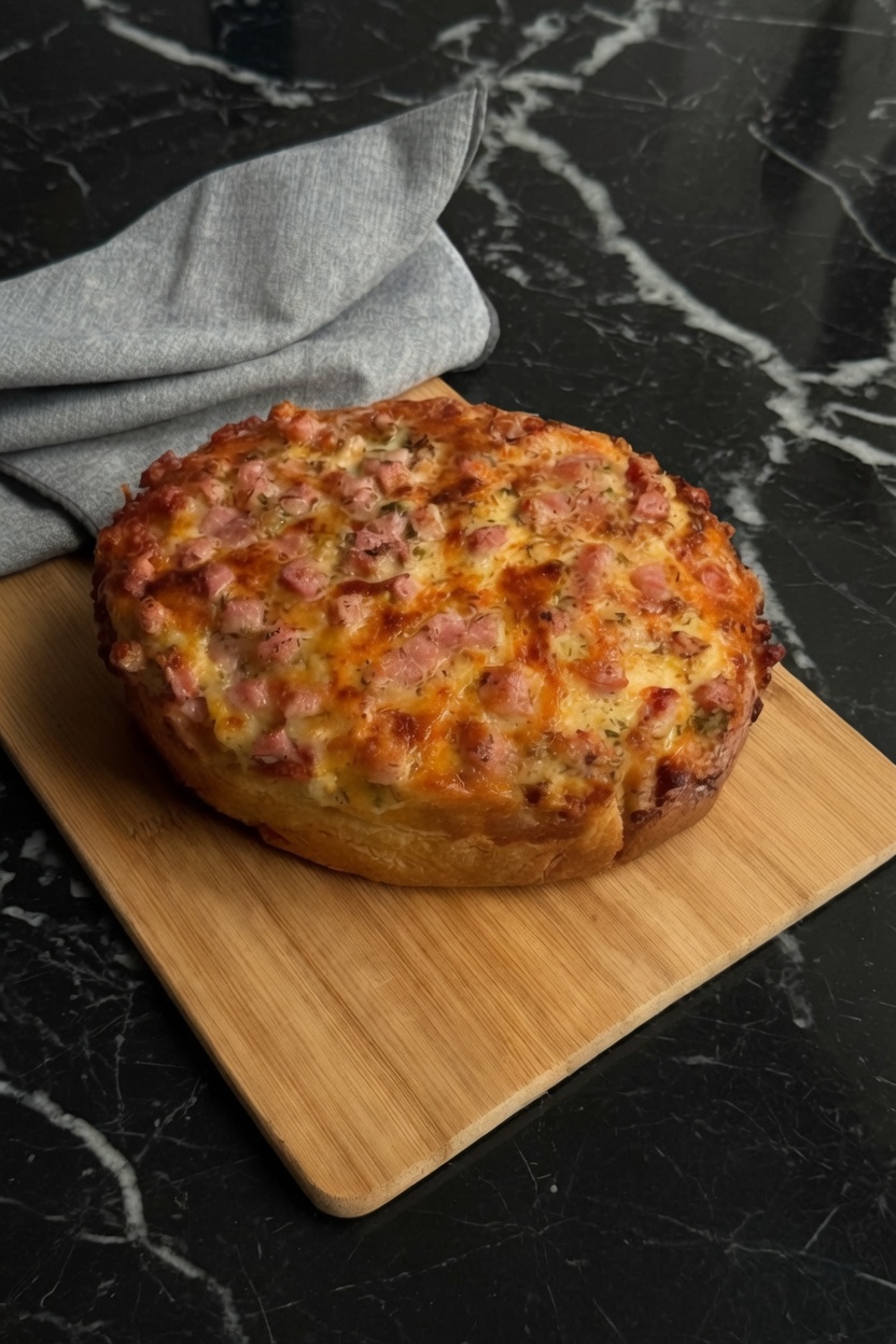 BACON AND CHEESE SLOW COOKED BREAD
