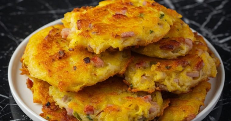 POTATO AND HAM FRITTERS