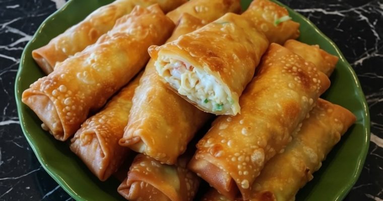 CRAB RANGOON EGG ROLLS