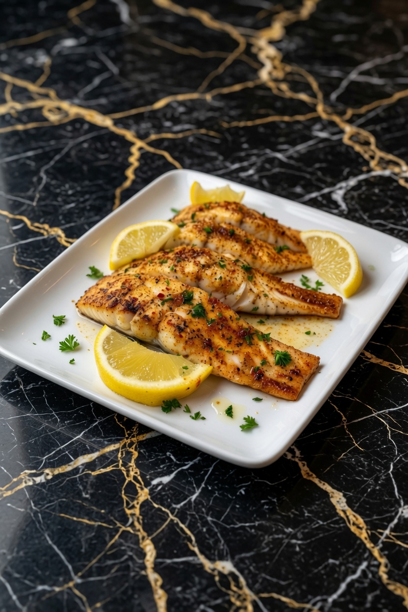 Zesty Lemon Butter Fish Fillet