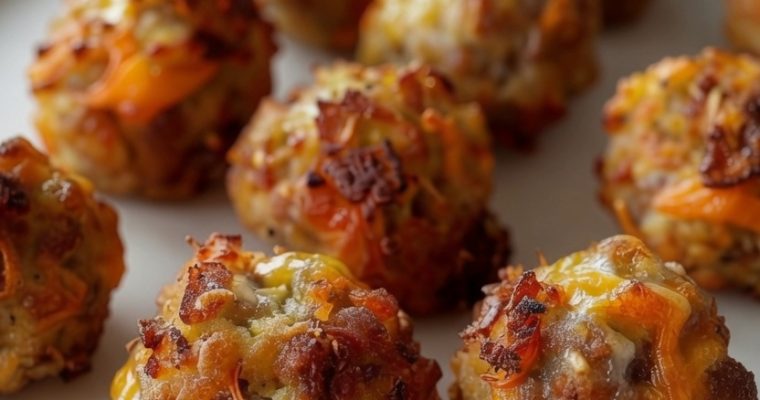 Crispy Hashbrown Sausage Bites