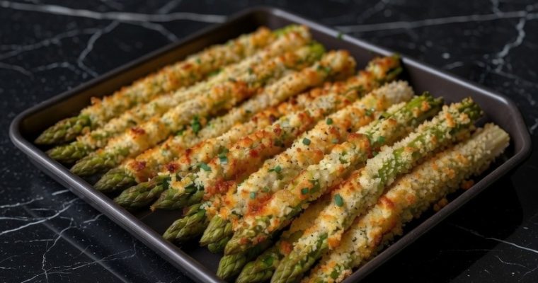 Crispy Parmesan Asparagus Sticks