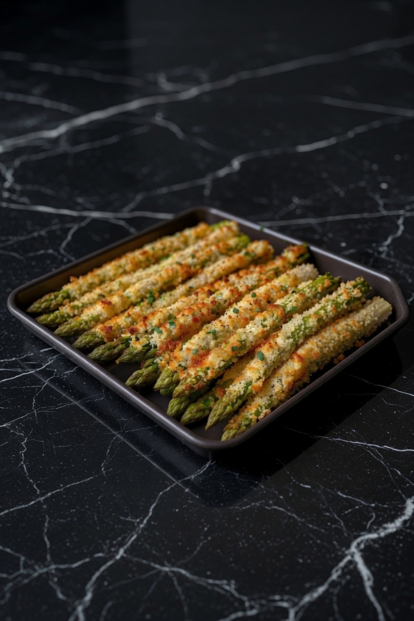 Crispy Parmesan Asparagus Sticks