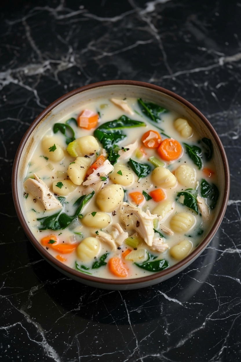Creamy Chicken Gnocchi Soup