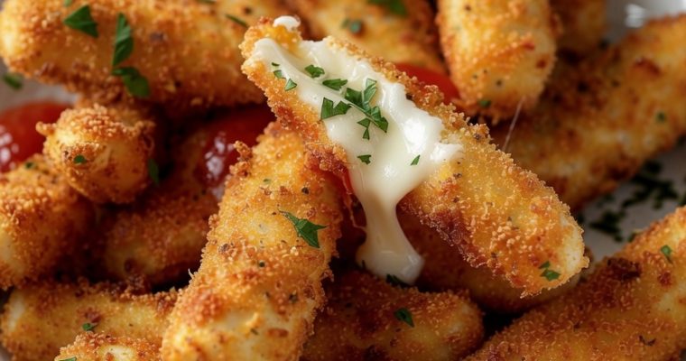 Homemade Mozzarella Sticks