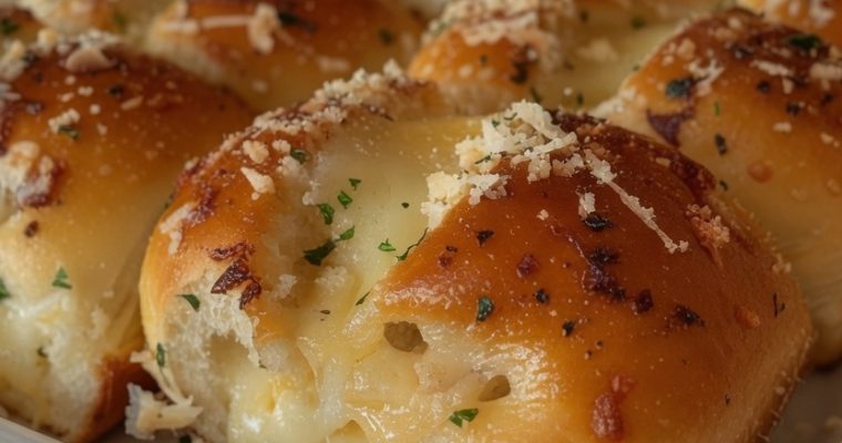 Hawaiian Roll Garlic Bread