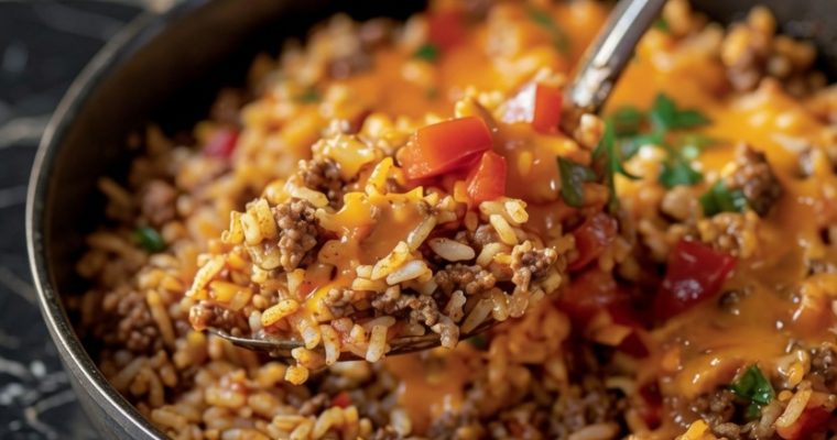 Cheesy Taco Rice