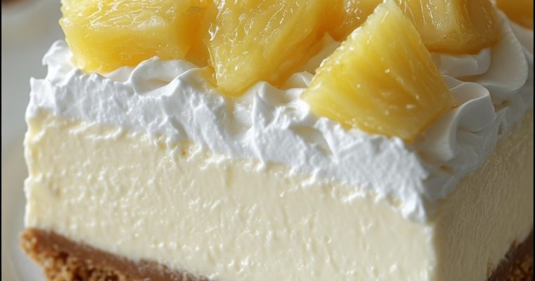 Pineapple Heaven Cheesecake