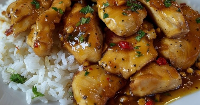 HONEY GARLIC CHICKEN