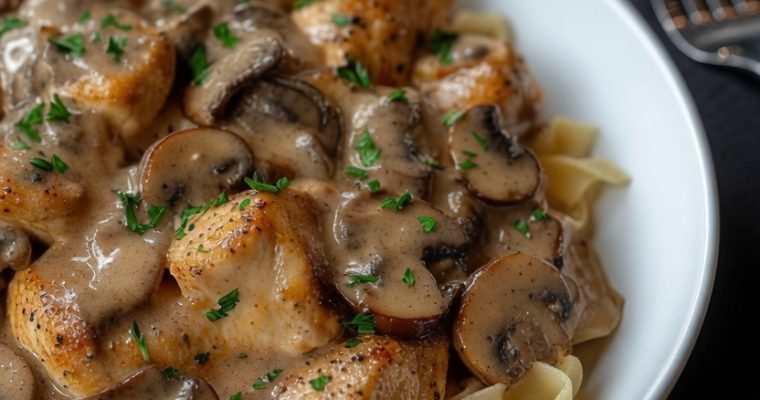 Chicken Mushroom Stroganoff