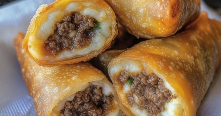 Easy Beef Egg Rolls