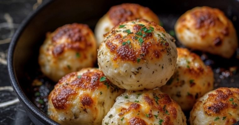 Cheesy Garlic Bread Balls