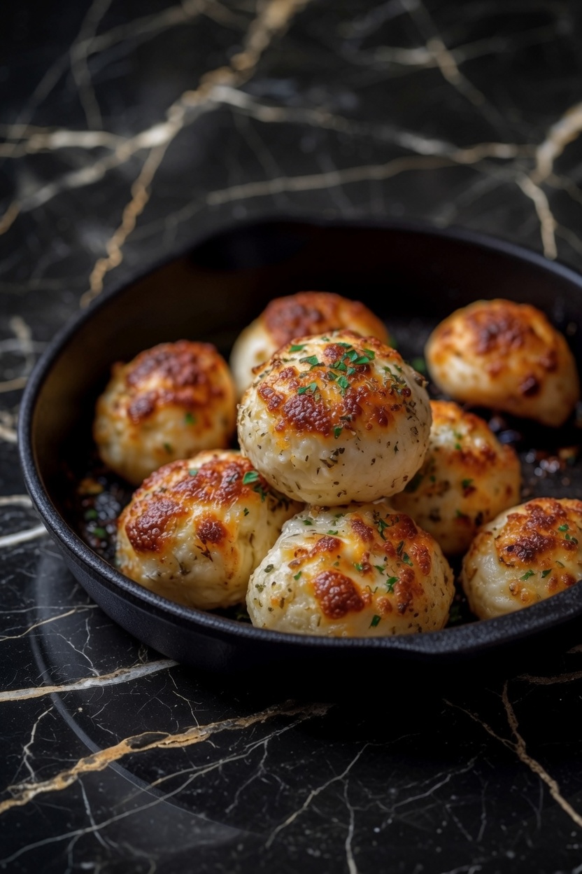 Cheesy Garlic Bread Balls