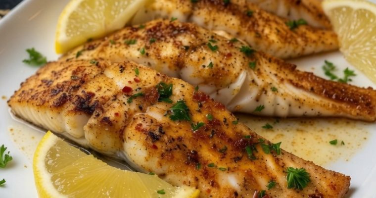 Zesty Lemon Butter Fish Fillet