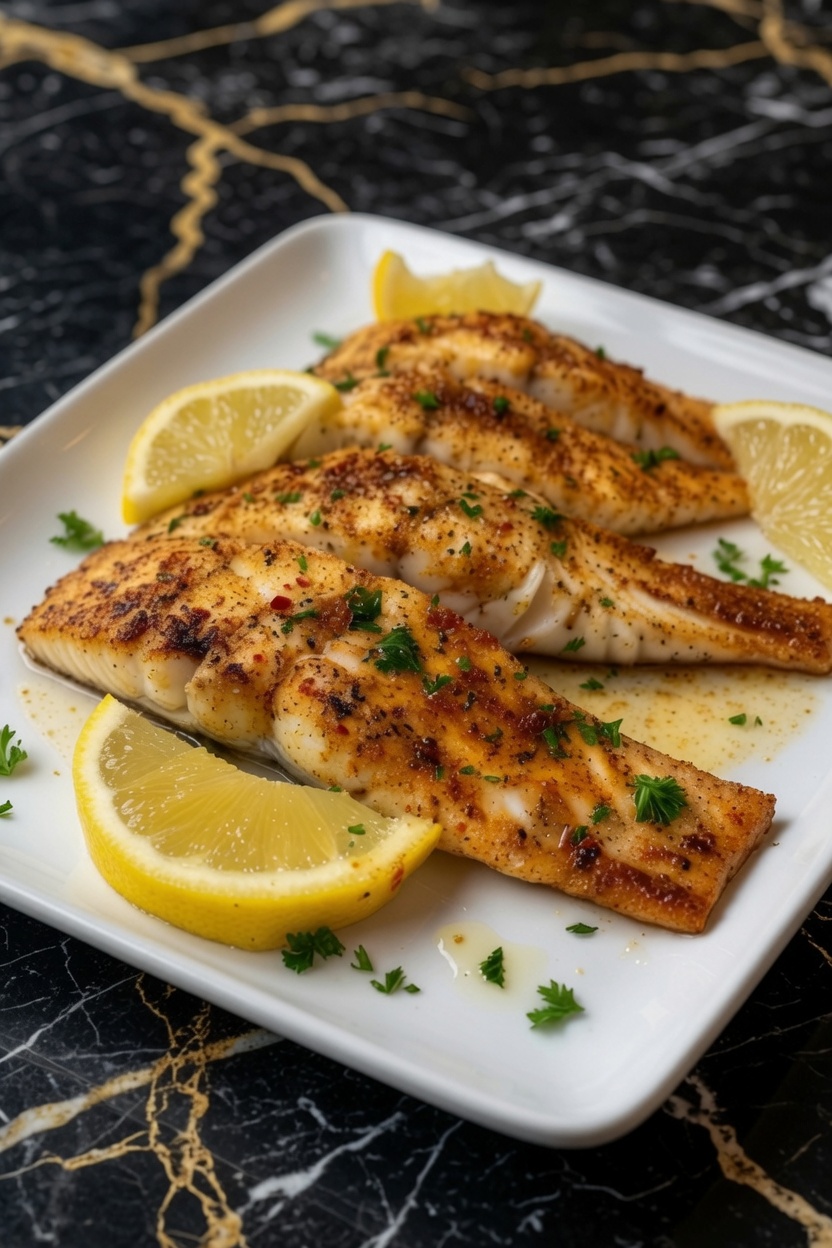 Zesty Lemon Butter Fish Fillet