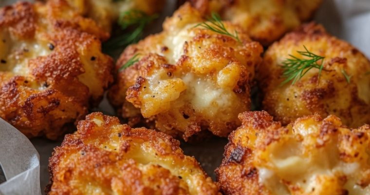Cauliflower Cheese Fritters
