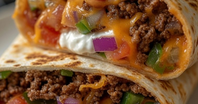 NACHO CHEESE BEEF WRAP