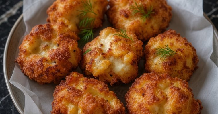 Cauliflower Cheese Fritters