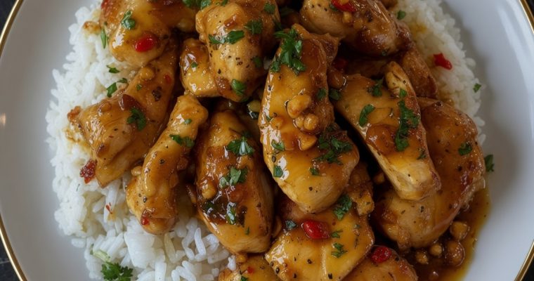 HONEY GARLIC CHICKEN