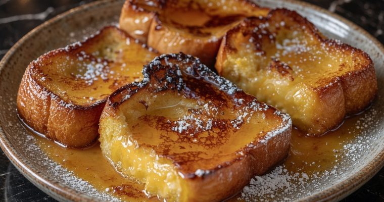 Overnight Creme Brulee French Toast
