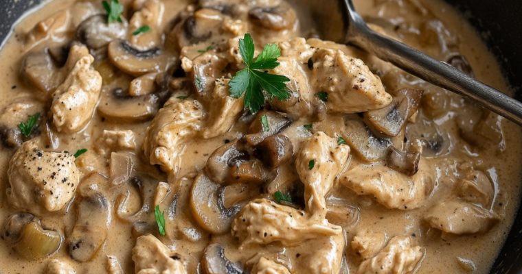 Chicken Mushroom Stroganoff