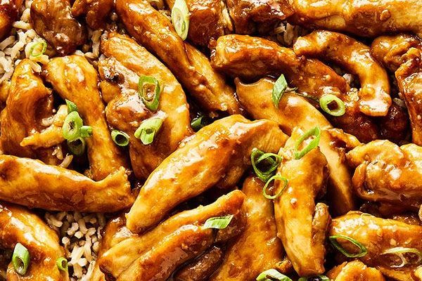 One-Skillet Bourbon Chicken