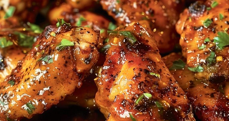 CREAMY CAJUN GARLIC BUTTER WINGS