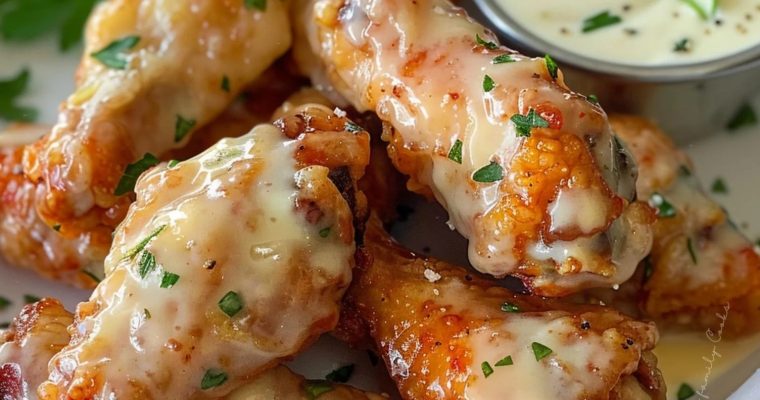 Alfredo Chicken Wings