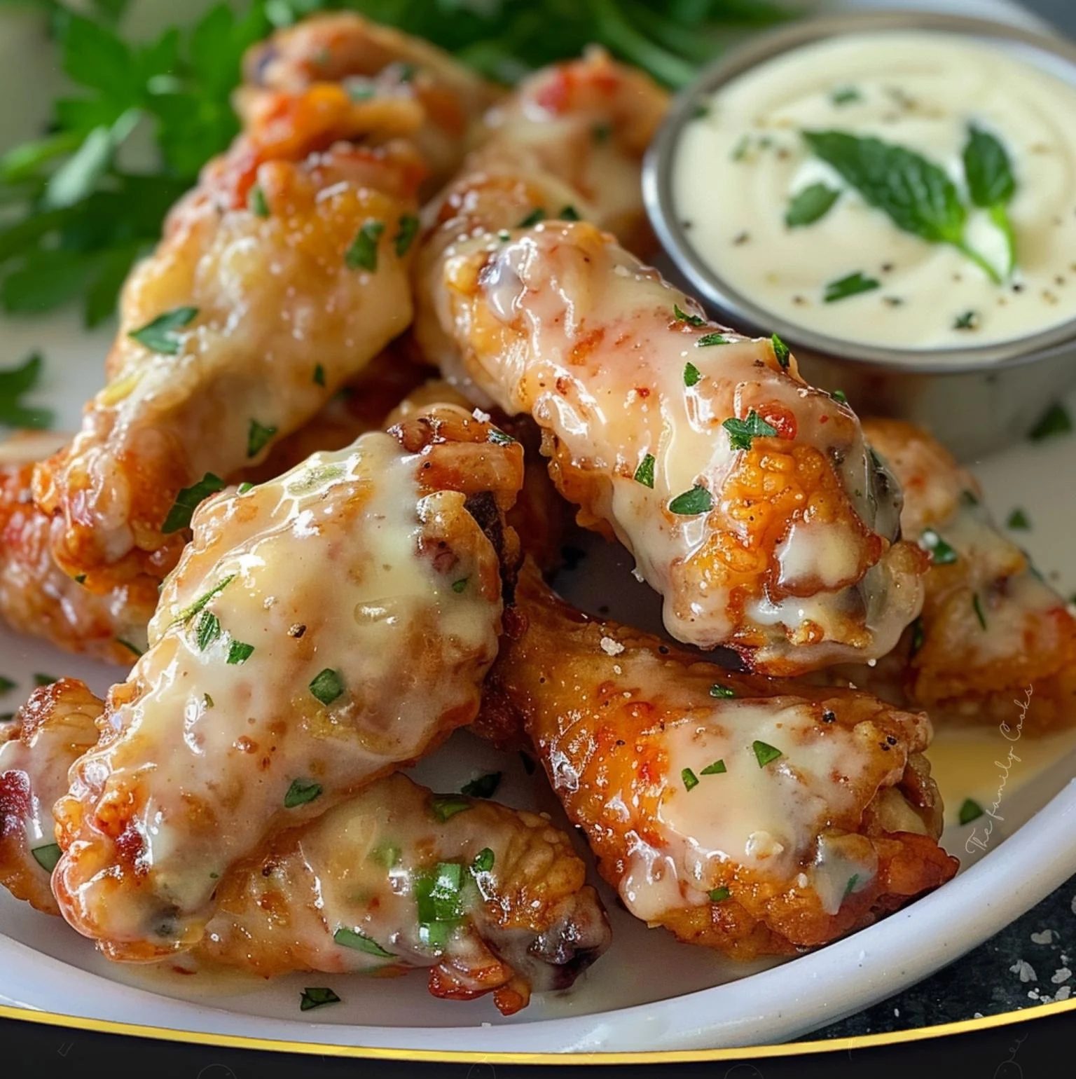 Alfredo Chicken Wings