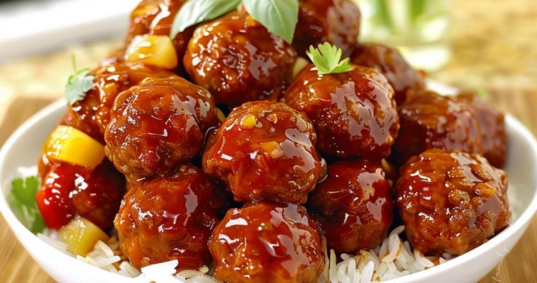 Sweet & Sour Meatballs