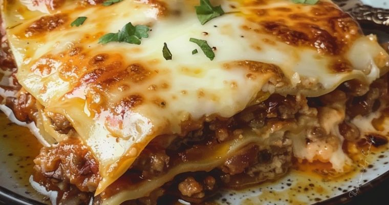 Meat and Cheese Lasagna