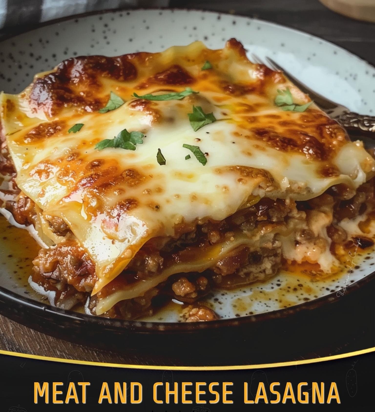 Meat and Cheese Lasagna