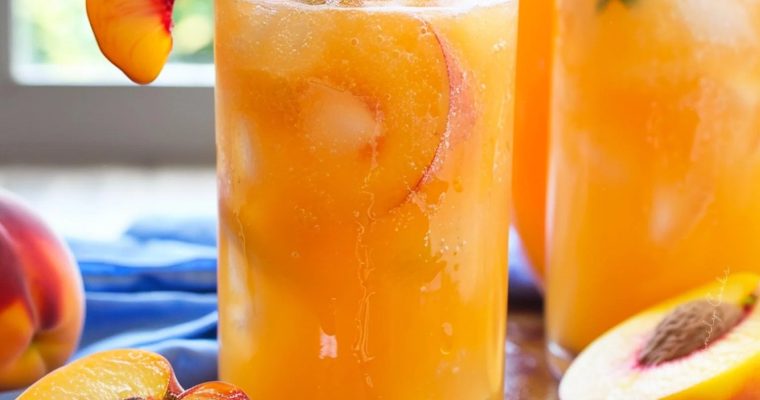 Refreshing Peach Lemonade