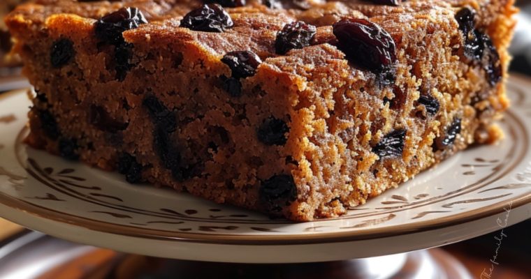 Old-Fashioned Raisin Cake