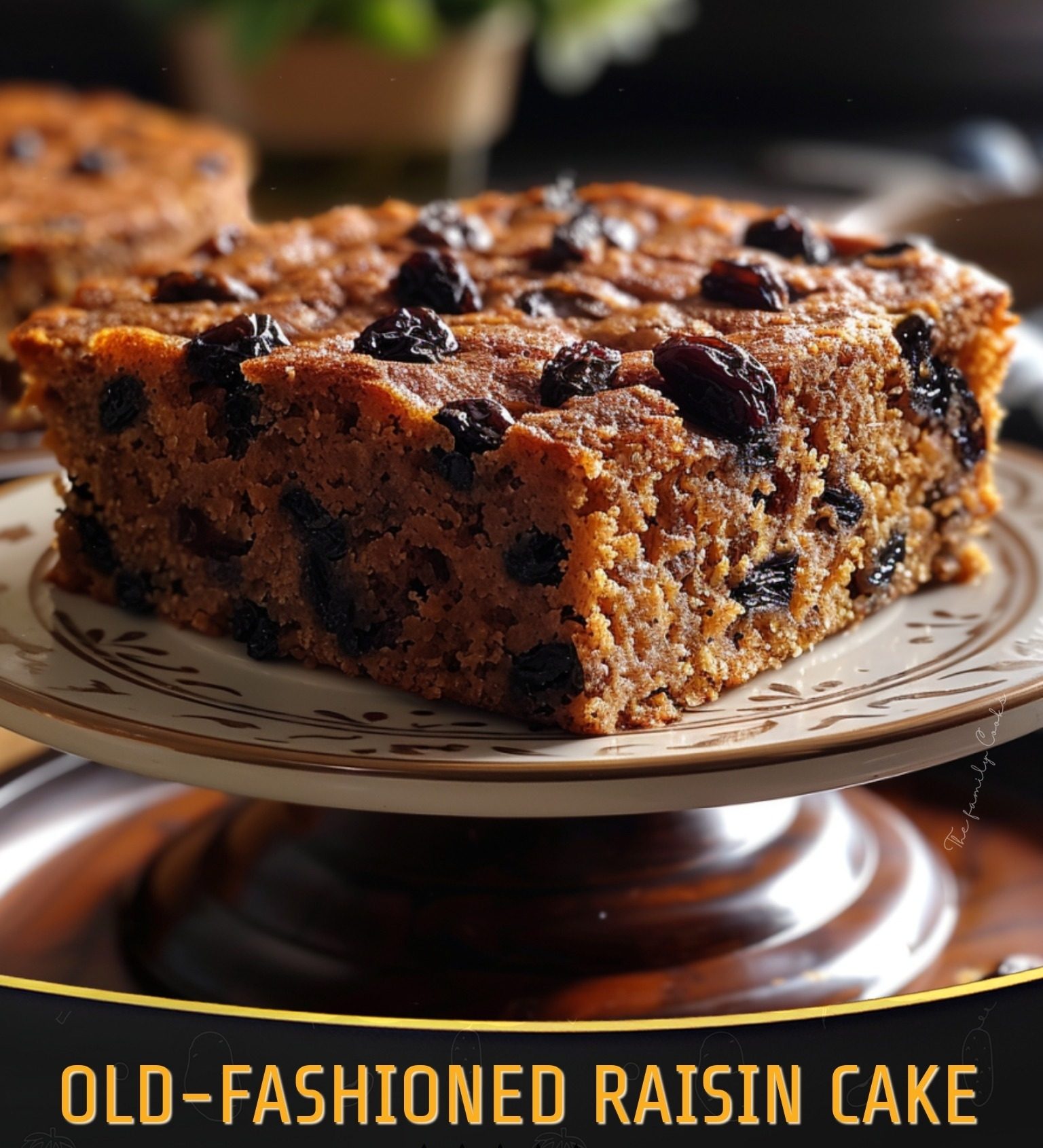 Old-Fashioned Raisin Cake