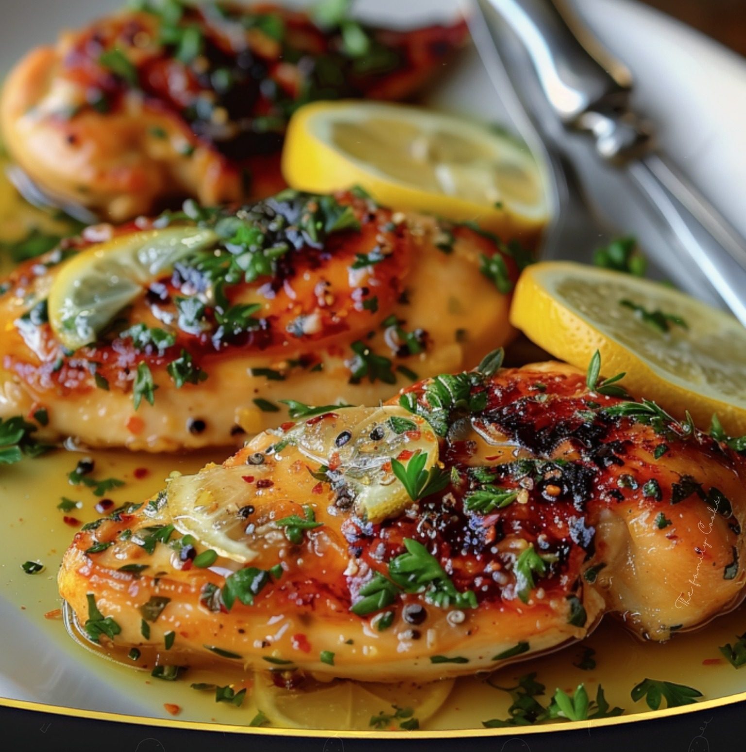 Lemon Chicken with Lemon Butter Sauce