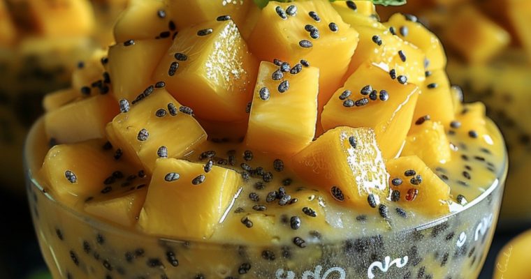 Creamy Mango Chia Pudding