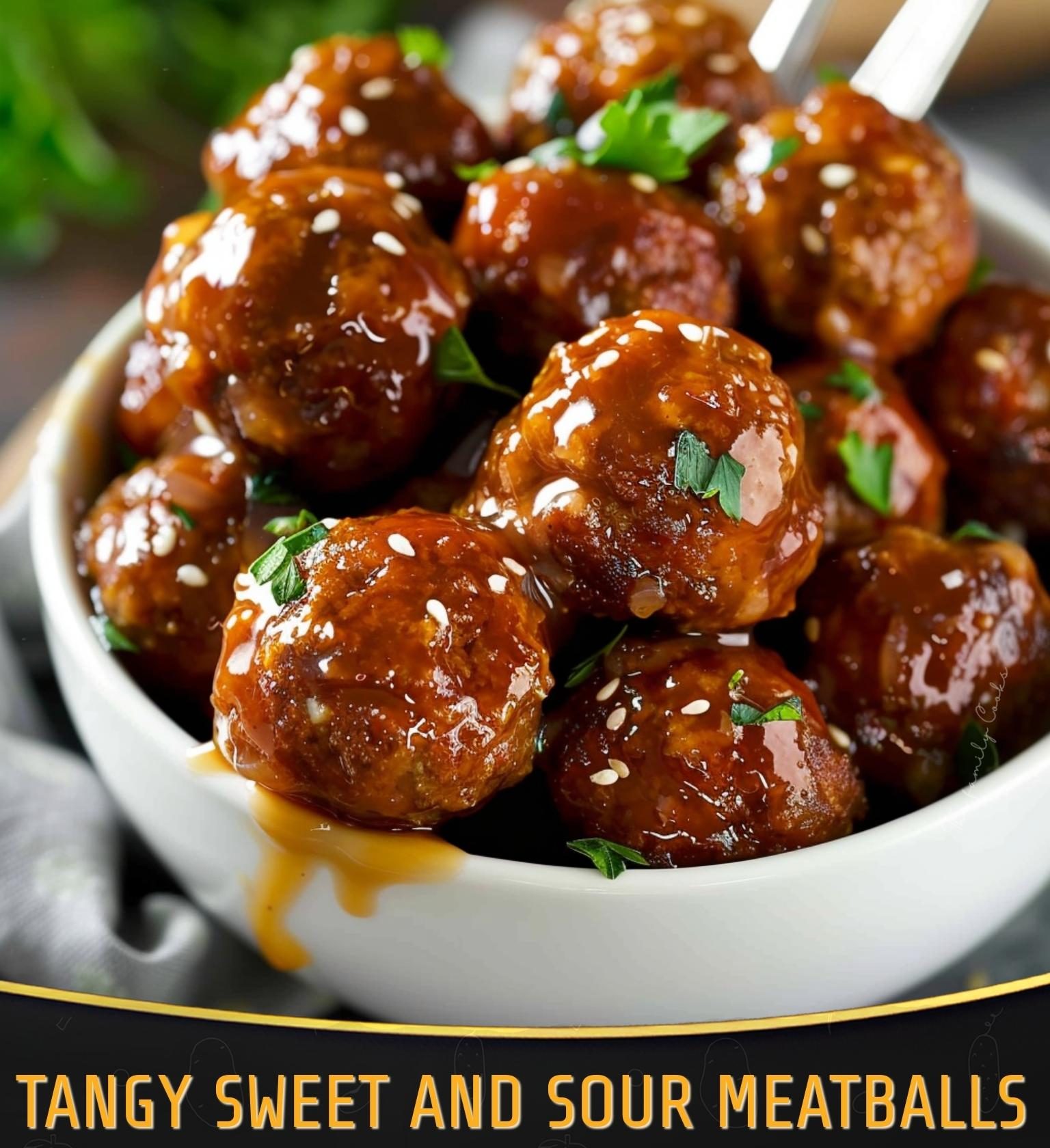 Tangy Sweet and Sour Meatballs