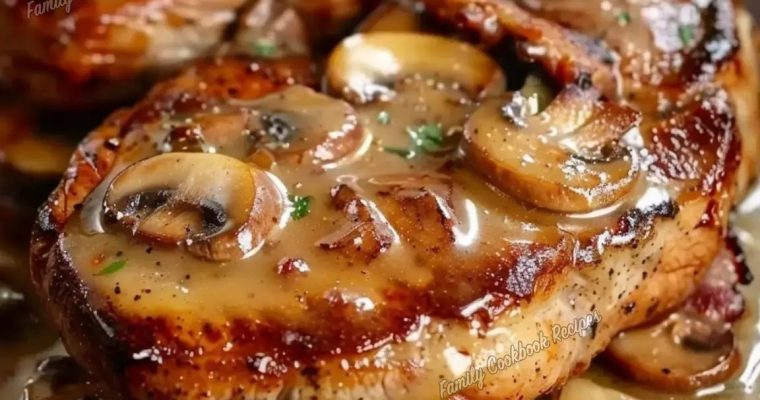 Bacon Mushroom Pork Chops