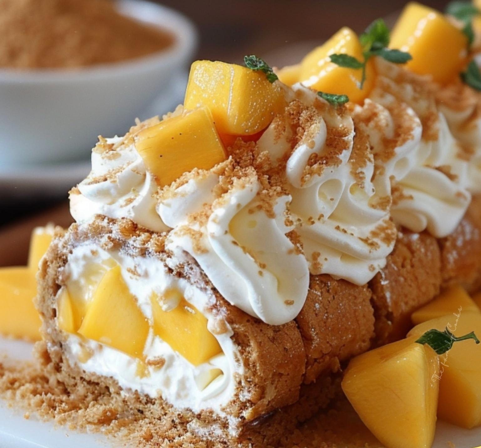 Easy Mango Graham Roll