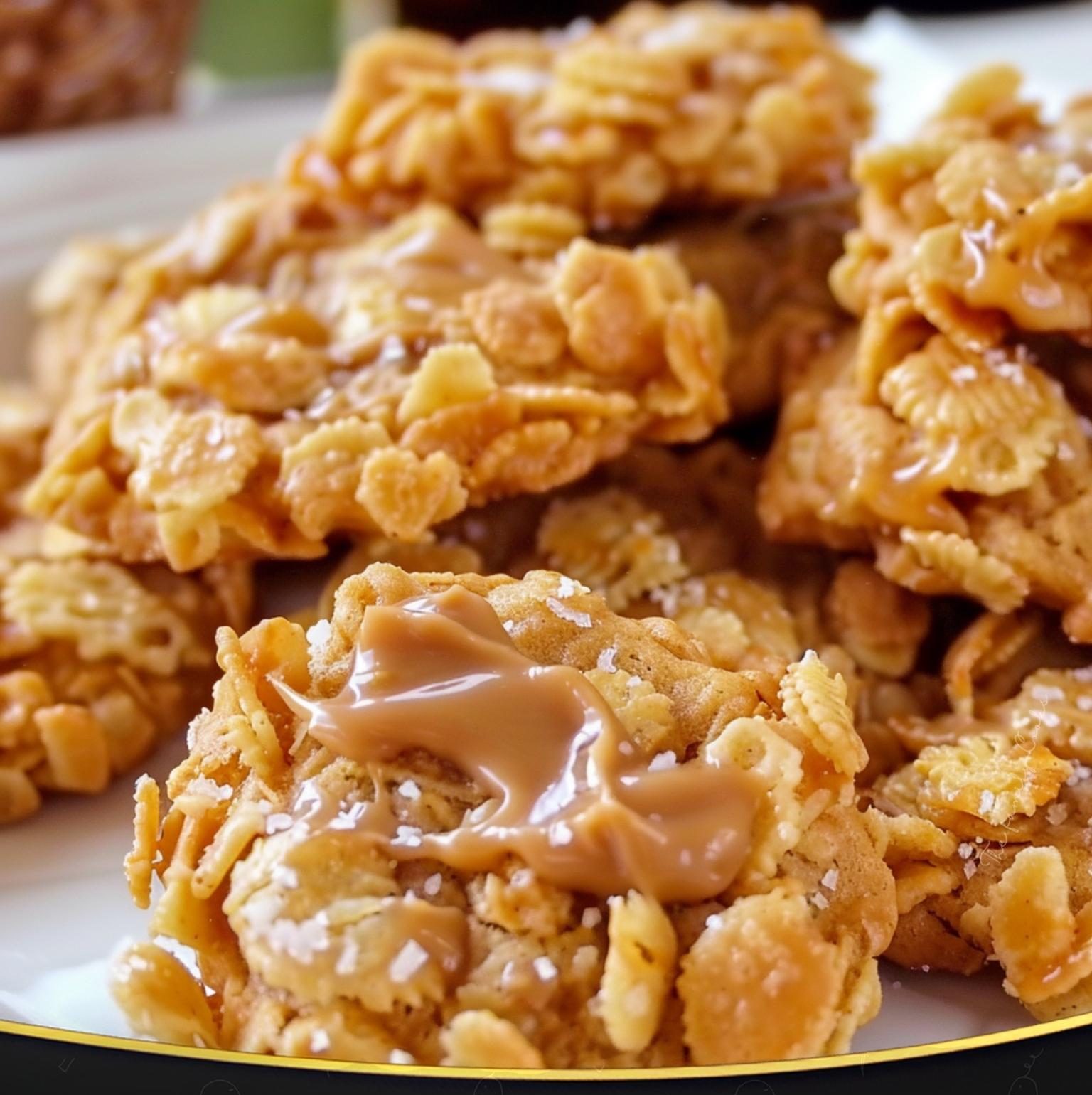 Cornflake Peanut Butter Cookies