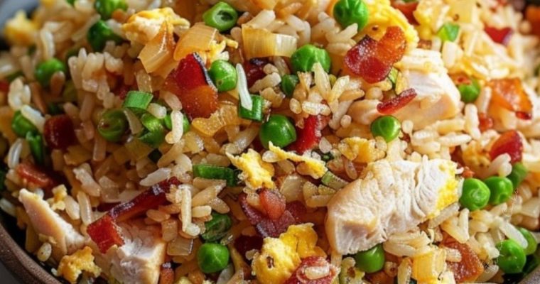 Chicken And Bacon Fried Rice